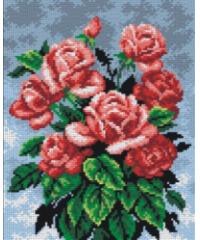 ORCHIDEA Gobelin Rdeče vrtnice | 24x30cm 2220H