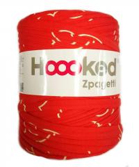 HOOOKED Mixed Zpagetti | 120m (cca. 850g) | rdeča s krogci ZP001-27-245
